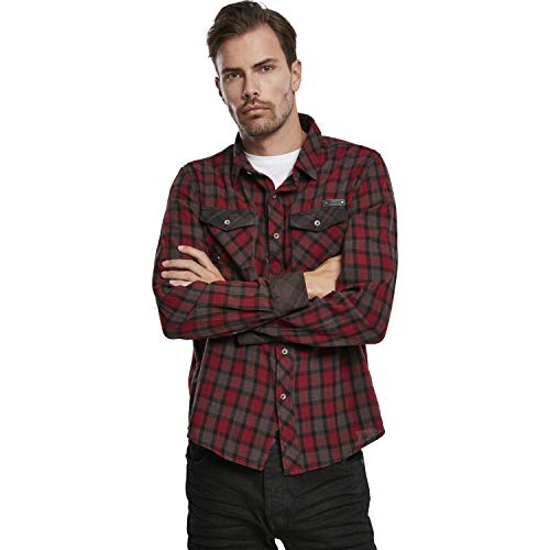 Brandit Checkshirt Duncan Red-Brown 3XL von Brandit