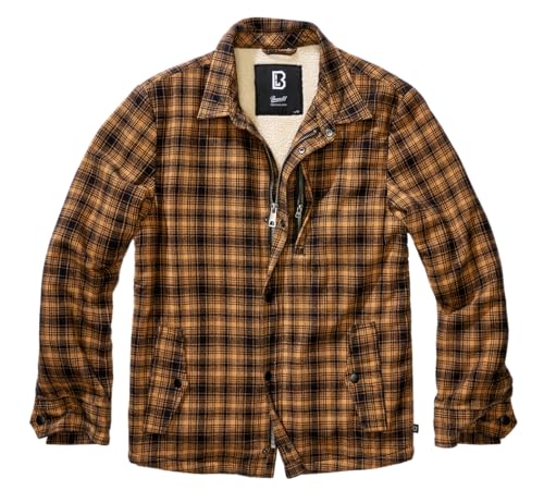 Brandit Classic Sherpa Jacket, Farbe: camel-black, Größe: 3XL von Brandit