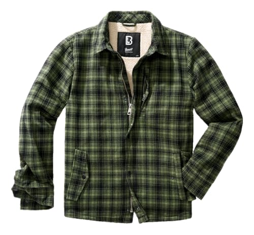 Brandit Classic Sherpa Jacket, Farbe: oliv-black, Größe: 5XL von Brandit