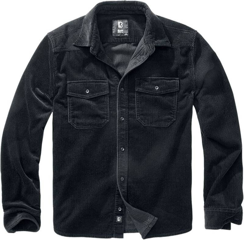 Brandit Corduroy Shirt Classic Langarmhemd schwarz in M Brandit Corduroy Shirt Classic Langarmhemd schwarz in M von Brandit