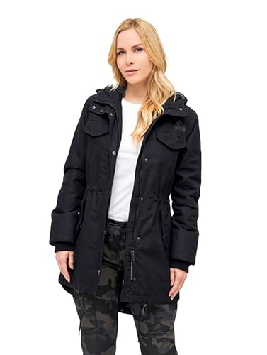 Brandit Marsh Lake Parka Damen, Größe:L, Farbe:Schwarz von Brandit