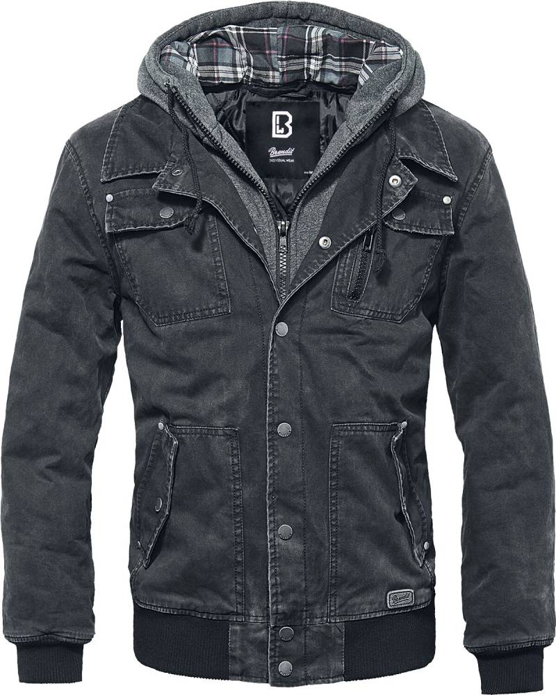Brandit Dayton Übergangsjacke charcoal in M von Brandit