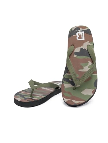 Brandit FLIP Flops Beach Slipper Badelatschen FLIP Flop Outdoor Army Camouflage, Größe:42/43, Farbe:Woodland von Brandit