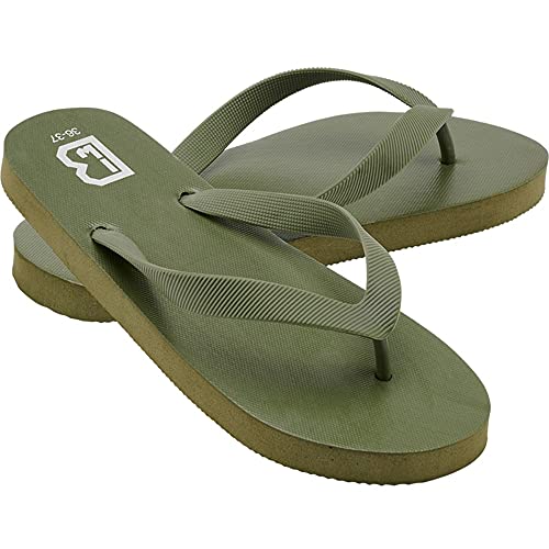 Brandit FLIP Flops Beach Slipper Badelatschen FLIP Flop Outdoor Army Camouflage, Größe:44/45, Farbe:Oliv von Brandit