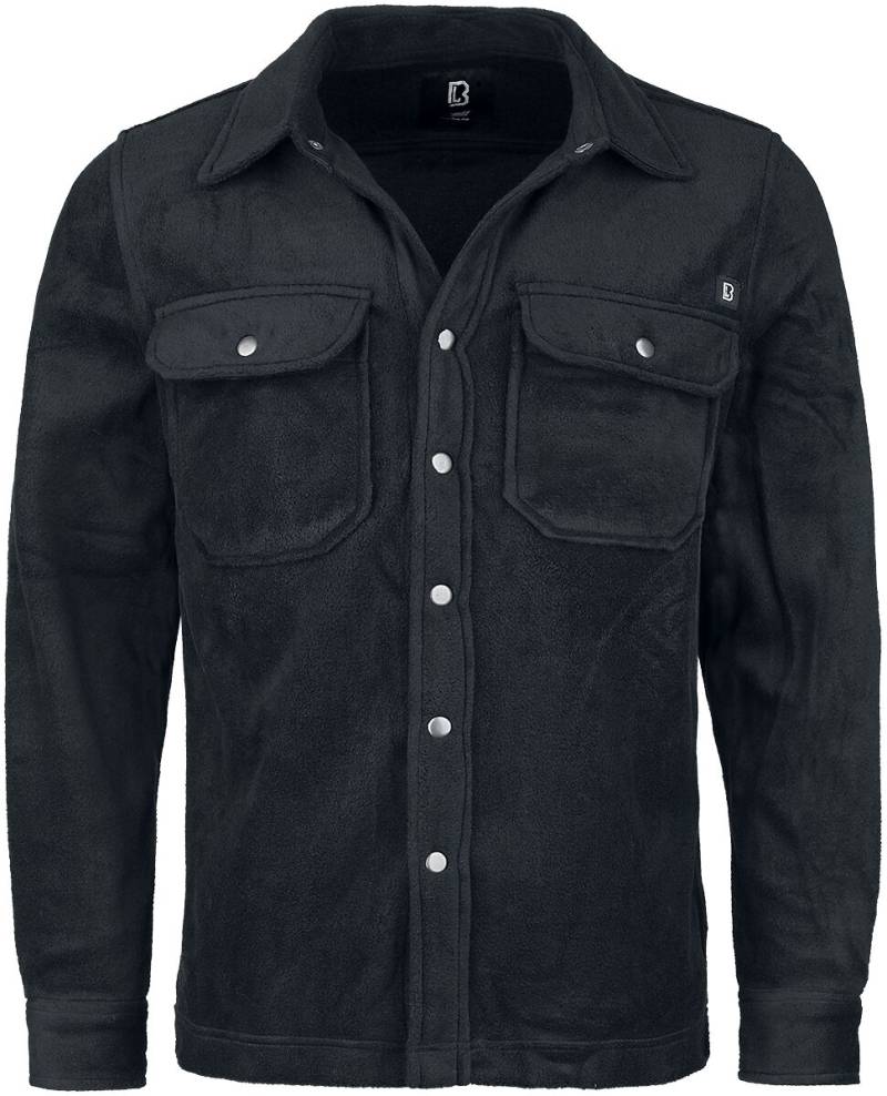 Brandit Fleece Shirt Jeff Langarmhemd schwarz in 4XL Brandit Fleece Shirt Jeff Langarmhemd schwarz in 4XL von Brandit