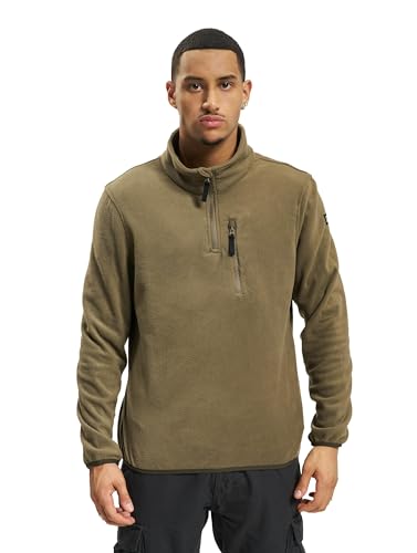 Brandit Herren Fleece Troyer Pullover, Oliv, 4XL EU von Brandit
