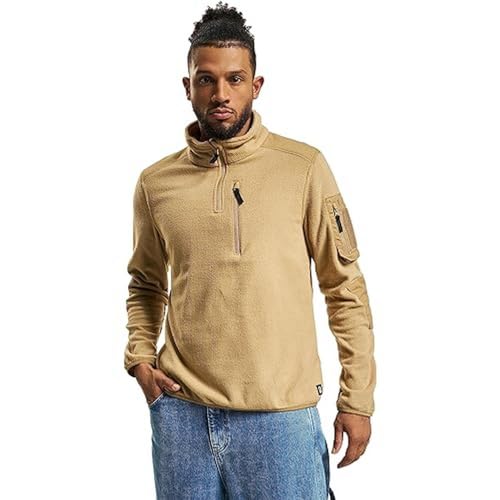 Brandit Fleece Troyer Ripstop, Farbe: Camel, Größe: 4XL von Brandit