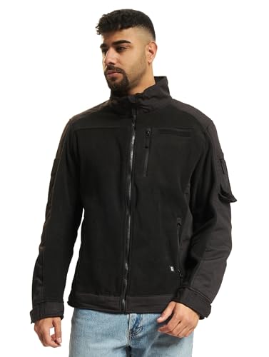 Brandit Fleecejacket Ripstop black Gr. 7XL von Brandit