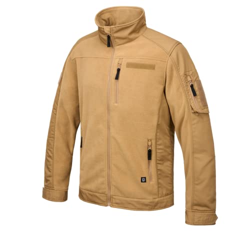 Brandit Fleecejacket Ripstop camel Gr. 4XL von Brandit