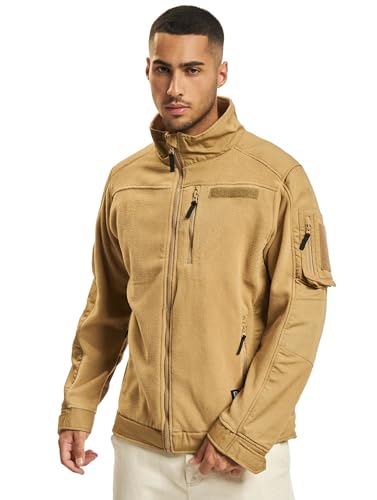 Brandit Fleece Ripstop Jacket, Farbe: camel, Größe: M von Brandit