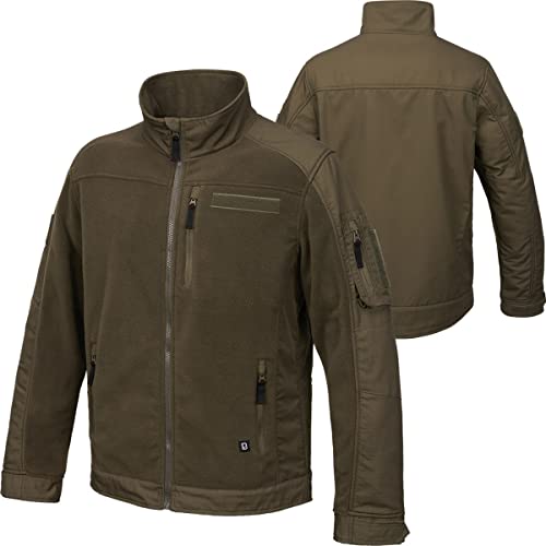 Brandit Fleecejacket Ripstop olive Gr. XXL von Brandit