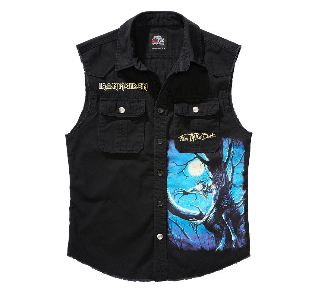 Brandit Funktionsweste Brandit Herren Weste Iron Maiden Vintage Shirt sleeveless FOTD von Brandit