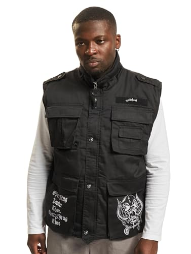 Brandit Motörhead Ranger Vest, Farbe: Black, Größe: 4XL von Brandit