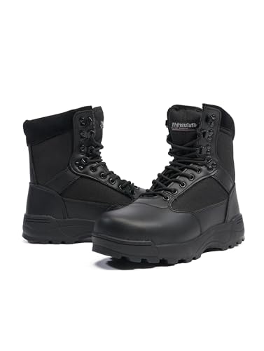 Brandit Herren 9 Eyelet Tactical Boots Taktische Militärstiefel, Schwarz, 40 EU von Brandit