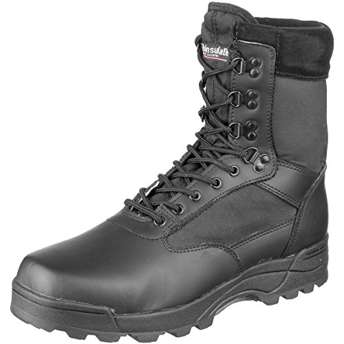 Brandit Herren 9 Eyelet Tactical Boots Taktische Militärstiefel, Schwarz, 49 EU von Brandit