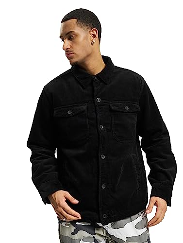 Brandit Herren Corduroy Jacket Cordjacke, Black, L von Brandit