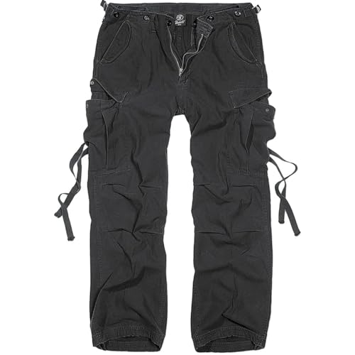 Brandit Herren M-65 Cargohose, Schwarz - Us, Mittel von Brandit