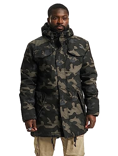 Brandit Herren Marsh Lake Teddyparka, Grau, 4XL EU von Brandit