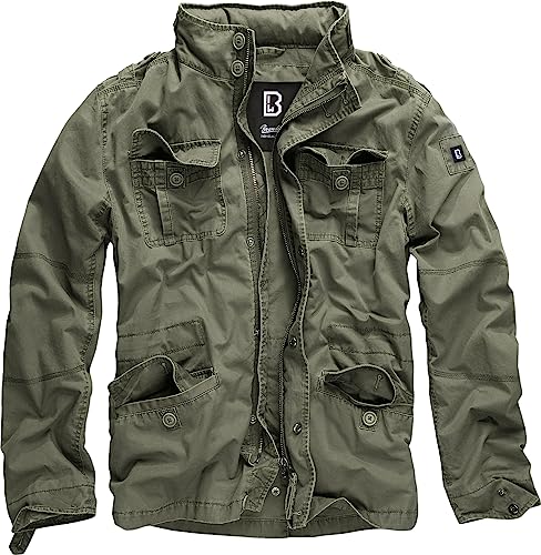 Brandit Herren Military Jacke, Olive - Uns, Large von Brandit