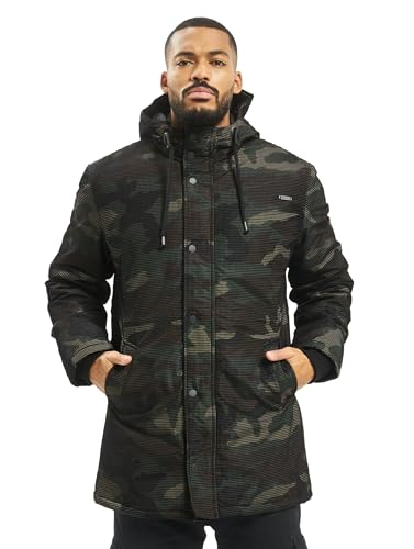 Brandit Grid Camo Parka, Farbe: woodland, Größe: L von Brandit