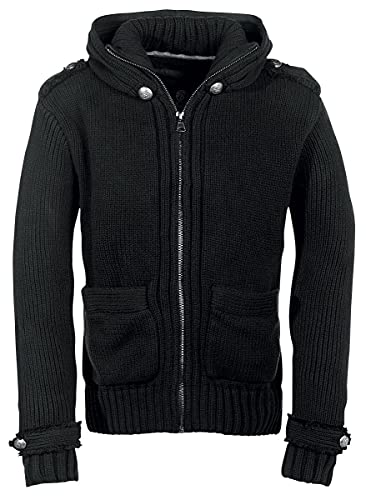 Brandit Herren Paxton Robe Strickjacke, Black, l von Brandit