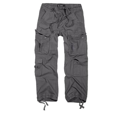 Brandit Herren Pure Vintage Pants Hose, Charocal Grey, 6XL Brandit Herren Pure Vintage Pants Hose, Charocal Grey, 6XL von Brandit