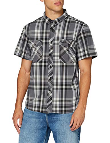 Brandit Roadstar Shirt Short Sleeve, Farbe: Black/Anthracite, Größe: XL von Brandit