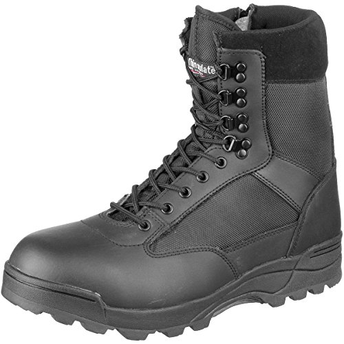 Brandit Herren Tactical Boots Zipper Taktische Militärstiefel, Schwarz, 39 EU von Brandit