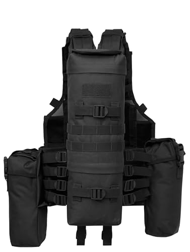 Brandit Herren Tactical Vest, Schwarz, Einheitsgröße EU Brandit Herren Tactical Vest, Schwarz, Einheitsgröße EU von Brandit