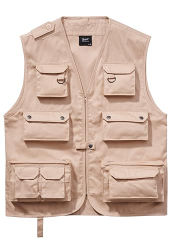 Brandit Hunting Vest, Beige, Größe 4XL von Brandit