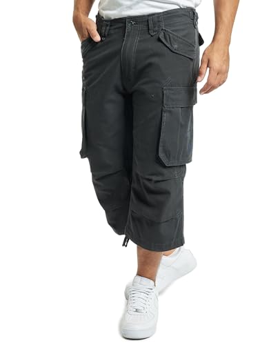 Brandit Industry Vintage 3/4 Shorts, Farbe: anthrazit, Größe: XXL Brandit Industry Vintage 3/4 Shorts, Farbe: anthrazit, Größe: XXL von Brandit