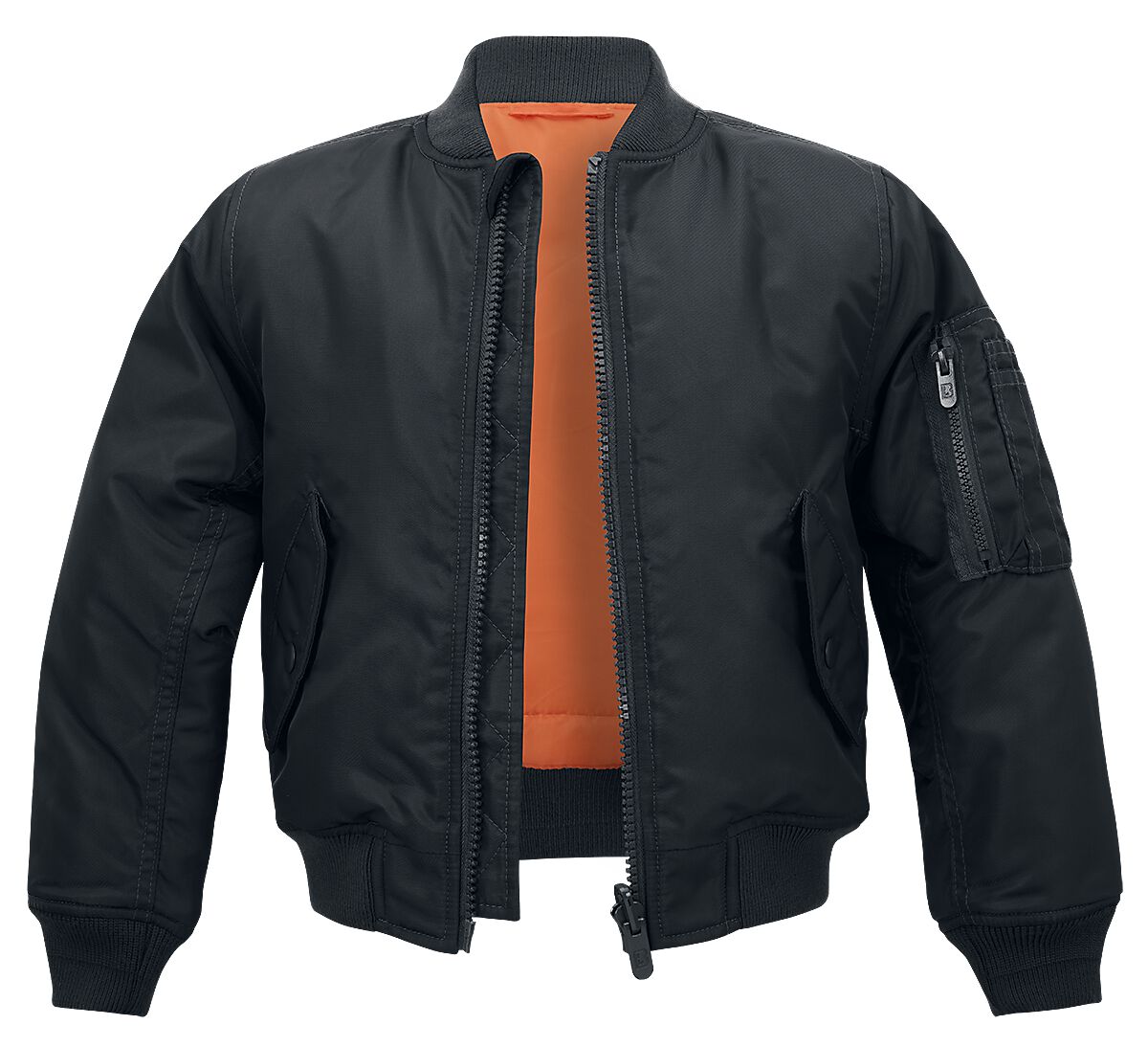 Brandit Jacke für Kinder - Kids MA1 Jacket - für Mädchen & Jungen - schwarz Brandit Jacke für Kinder - Kids MA1 Jacket - für Mädchen & Jungen - schwarz von Brandit