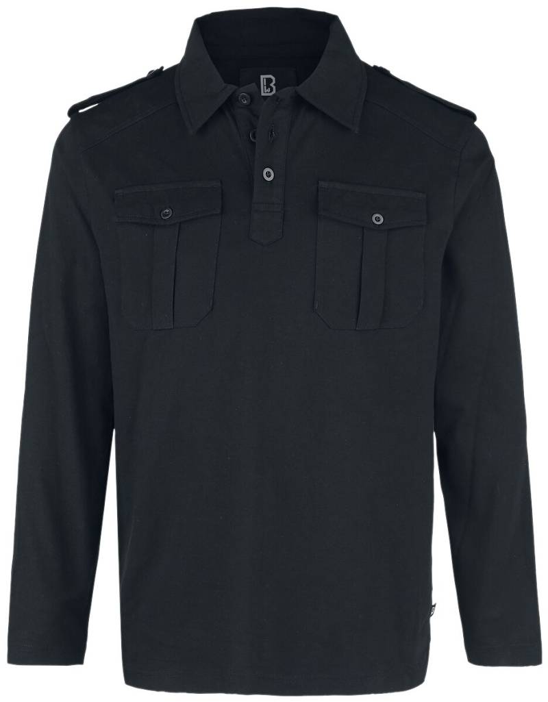 Brandit Jersey Poloshirt Willis Longsleeve Langarmshirt schwarz in M Brandit Jersey Poloshirt Willis Longsleeve Langarmshirt schwarz in M von Brandit