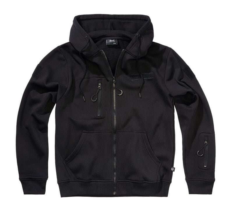 Brandit Kapuzenjacke - Tactical Sweat Jacket - S bis 5XL - für Männer - Größe XXL - schwarz Brandit Kapuzenjacke - Tactical Sweat Jacket - S bis 5XL - für Männer - Größe XXL - schwarz von Brandit
