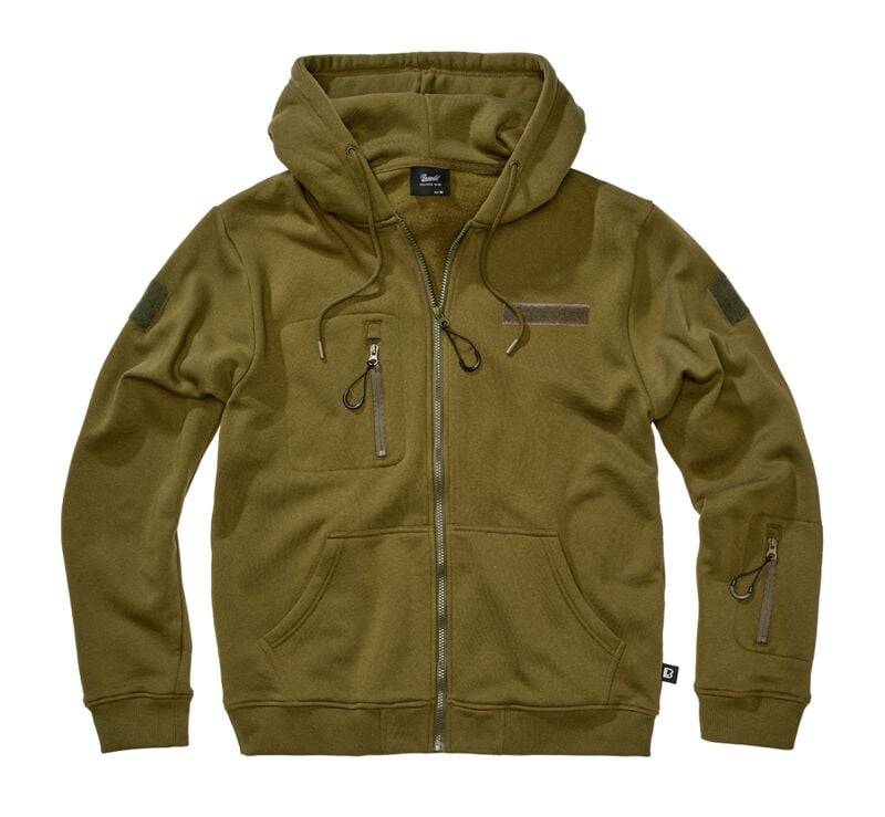Brandit Kapuzenjacke - Tactical Sweat Jacket - S bis XXL - für Männer - Größe S - oliv Brandit Kapuzenjacke - Tactical Sweat Jacket - S bis XXL - für Männer - Größe S - oliv von Brandit