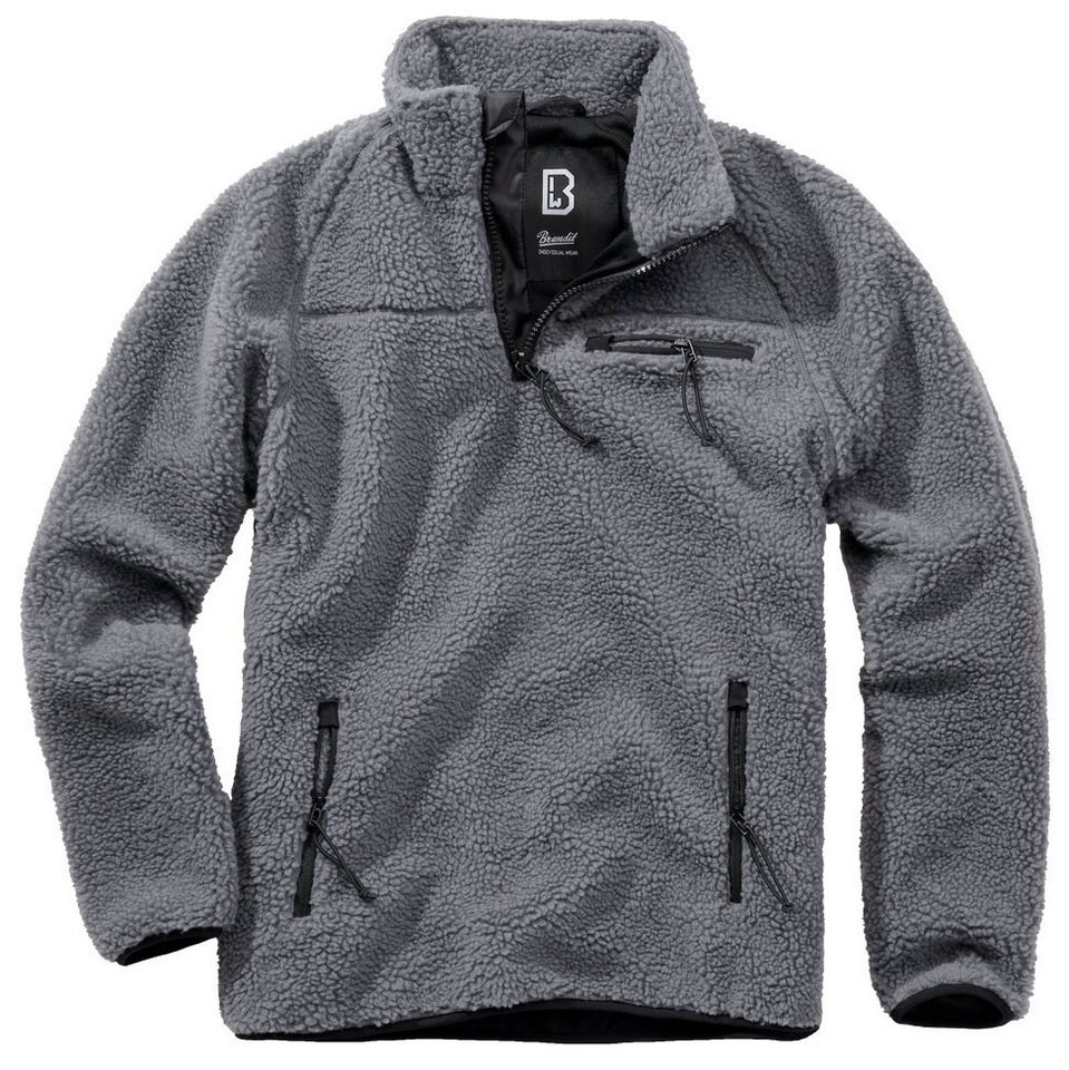 Brandit Sweatjacke Herren Teddyfleece Troyer (1-tlg) von Brandit