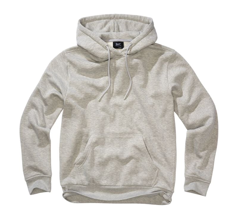 Brandit Kapuzenpullover - Heavy Hoody Tom - S bis 5XL - für Männer - Größe 4XL - grau meliert von Brandit