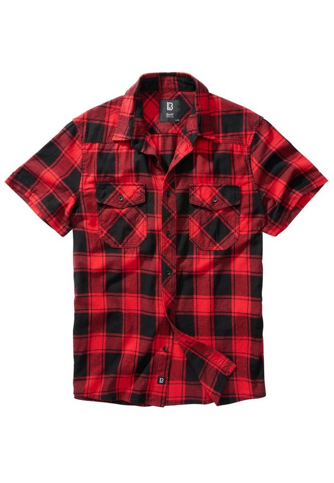 Brandit Karohemd Brandit Herren Checkshirt Halfsleeve (1-tlg) von Brandit