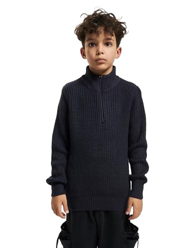 Brandit Kids Marine Pullover Troyer, Farbe: Navy, Größe: L 146 von Brandit