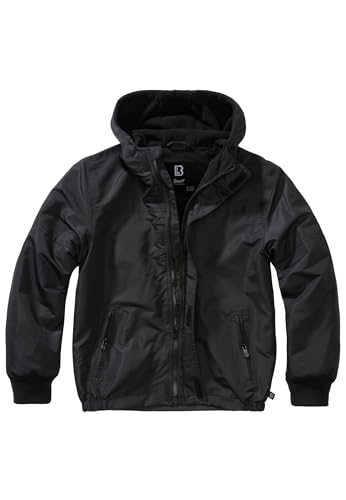 Brandit Kids Windbreaker Frontzip black Gr. 122-128 von Brandit