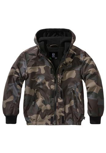 Brandit Kids Frontzip Windbreaker, Farbe: darkcamo, Größe: S 122 von Brandit