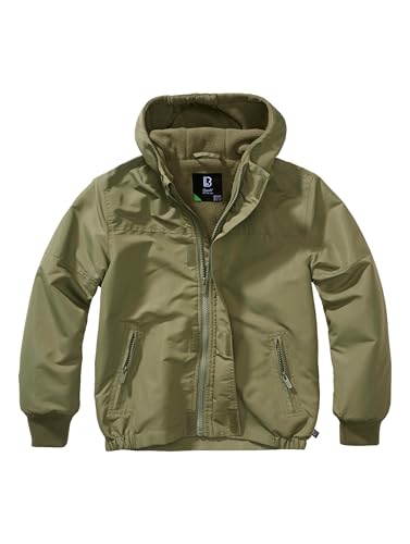 Brandit Kids Frontzip Windbreaker, Farbe: olive, Größe: S 122 von Brandit