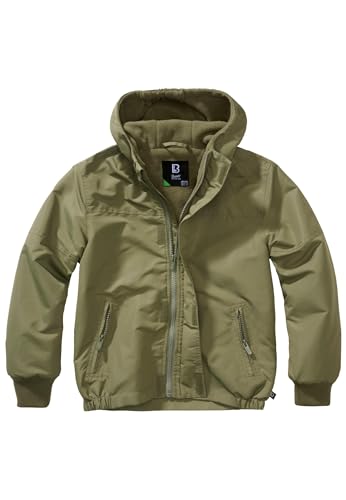 Brandit Kids Frontzip Windbreaker, Farbe: olive, Größe: M 134 von Brandit
