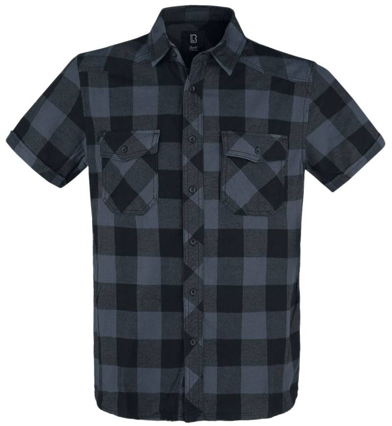 Brandit Kurzarmhemd - Checkshirt halfsleeve - S bis 5XL - für Männer - Größe M - schwarz/grau Brandit Kurzarmhemd - Checkshirt halfsleeve - S bis 5XL - für Männer - Größe M - schwarz/grau von Brandit