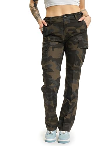 Brandit Women BDU Ripstop Pants, Farbe: darkcamo, Größe: 28 von Brandit