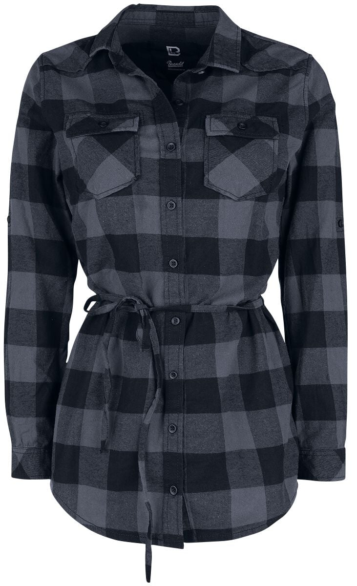 Brandit Ladies Longshirt Lucy Langarmhemd schwarz grau in XS Brandit Ladies Longshirt Lucy Langarmhemd schwarz grau in XS von Brandit