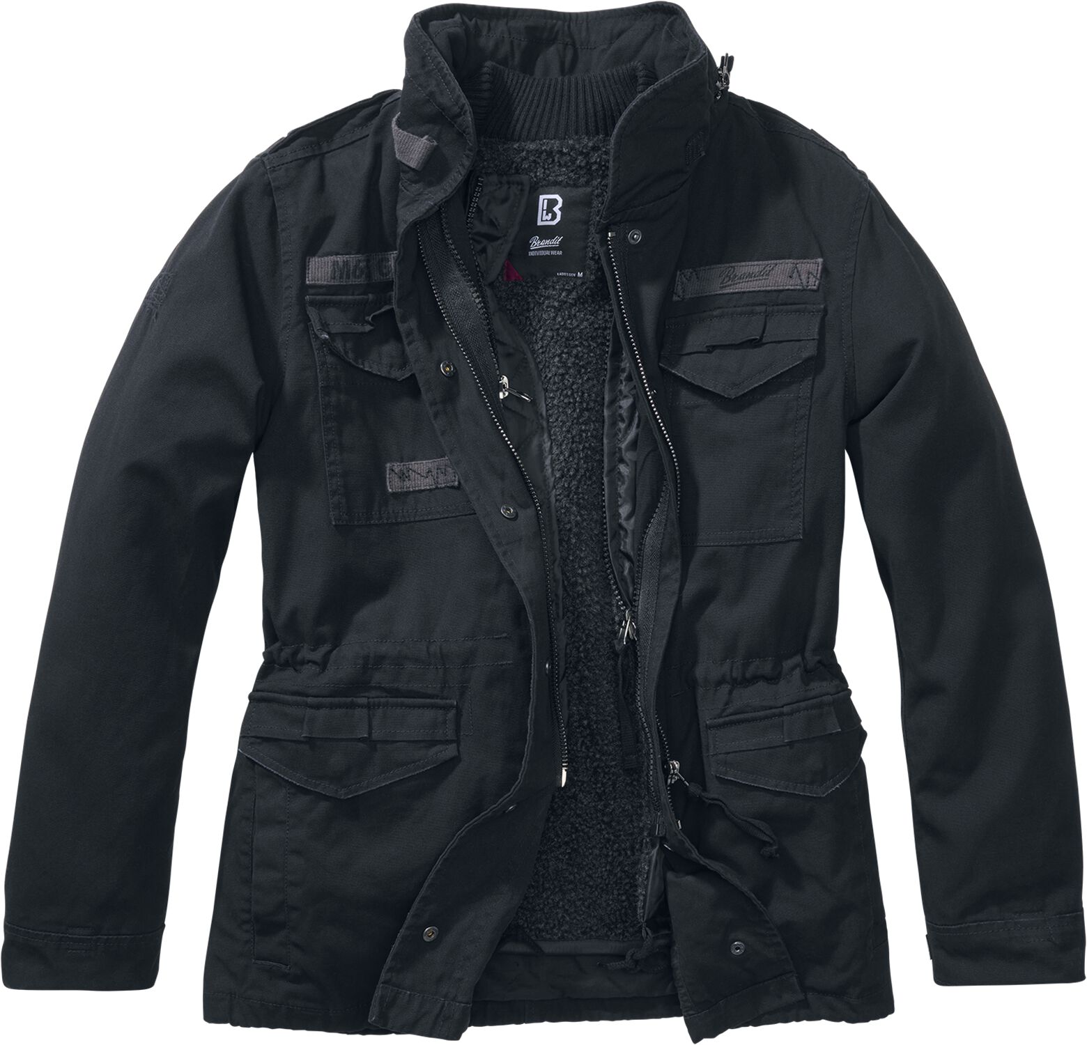Brandit Ladies M65 Giant Jacket Winterjacke schwarz in 4XL von Brandit
