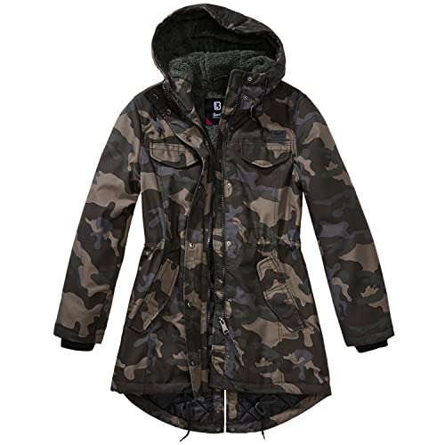 Brandit Ladies Marsh Lake Parka, Darkcamo, Größe 3XL von Brandit