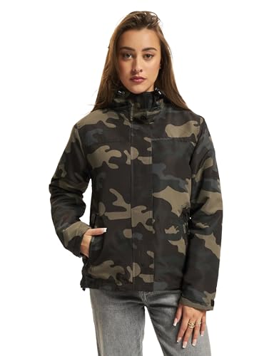 Brandit Women Frontzip Windbreaker, Farbe: darkcamo, Größe: XXL von Brandit