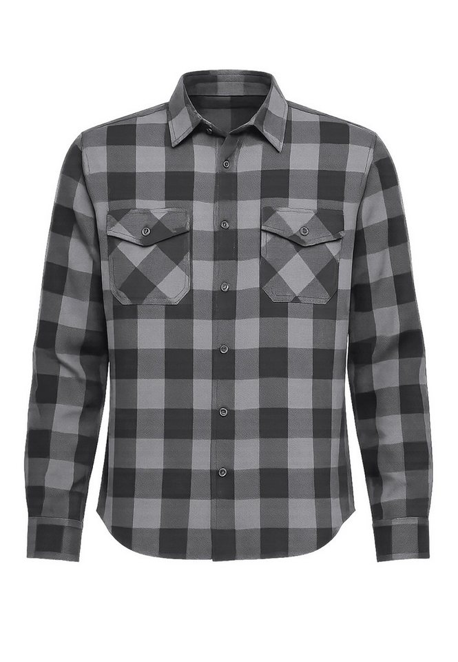 Brandit Langarmhemd Brandit Herren Checked Shirt (1-tlg) von Brandit